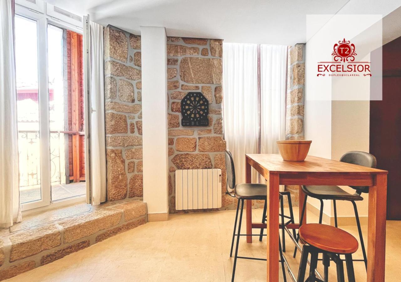 Апартаменты T2 Duplex - Exclusivo No Centro Historico Вила-Реал Экстерьер фото