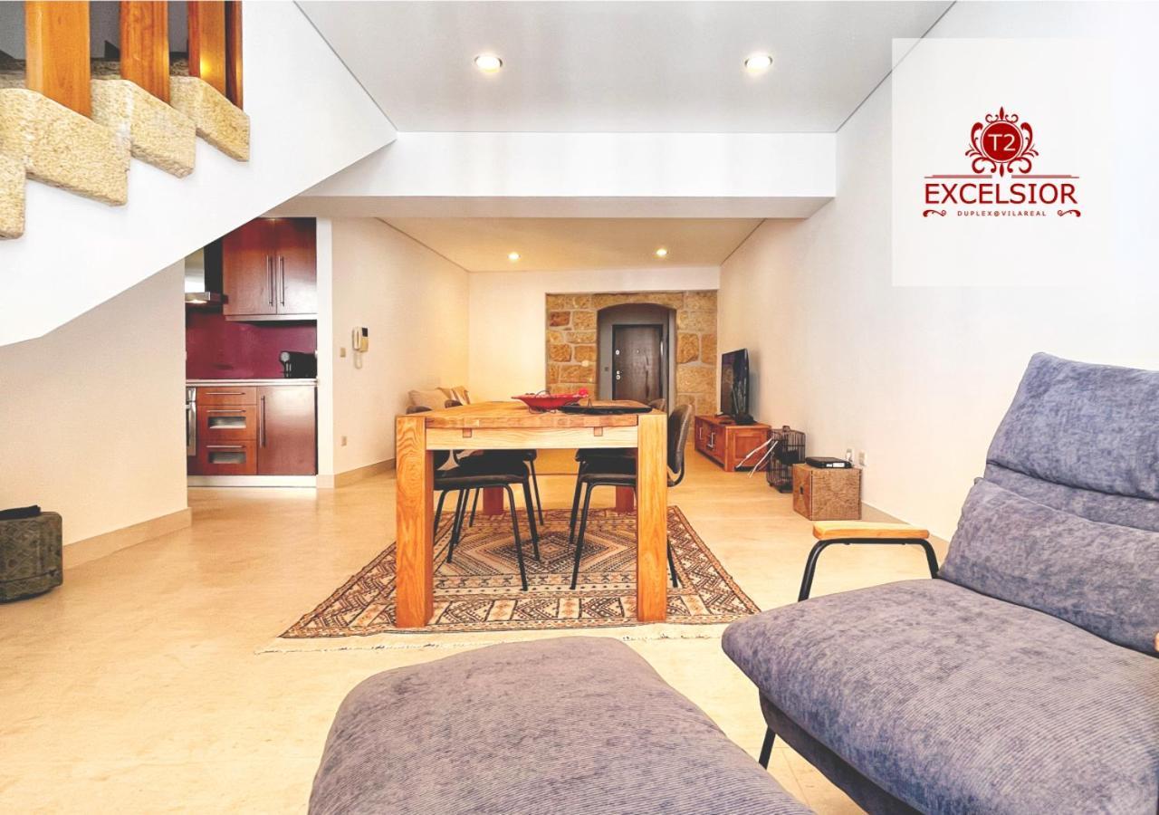 Апартаменты T2 Duplex - Exclusivo No Centro Historico Вила-Реал Экстерьер фото